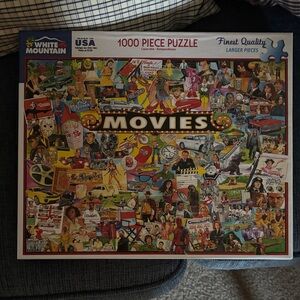 ☃️ NEW LOWER PRICE ☃️ ~ White Mountain Movies Puzzle - Colorful Collage 1000